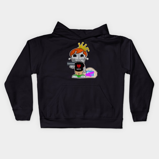 Pop Bot Kids Hoodie by bren_speed